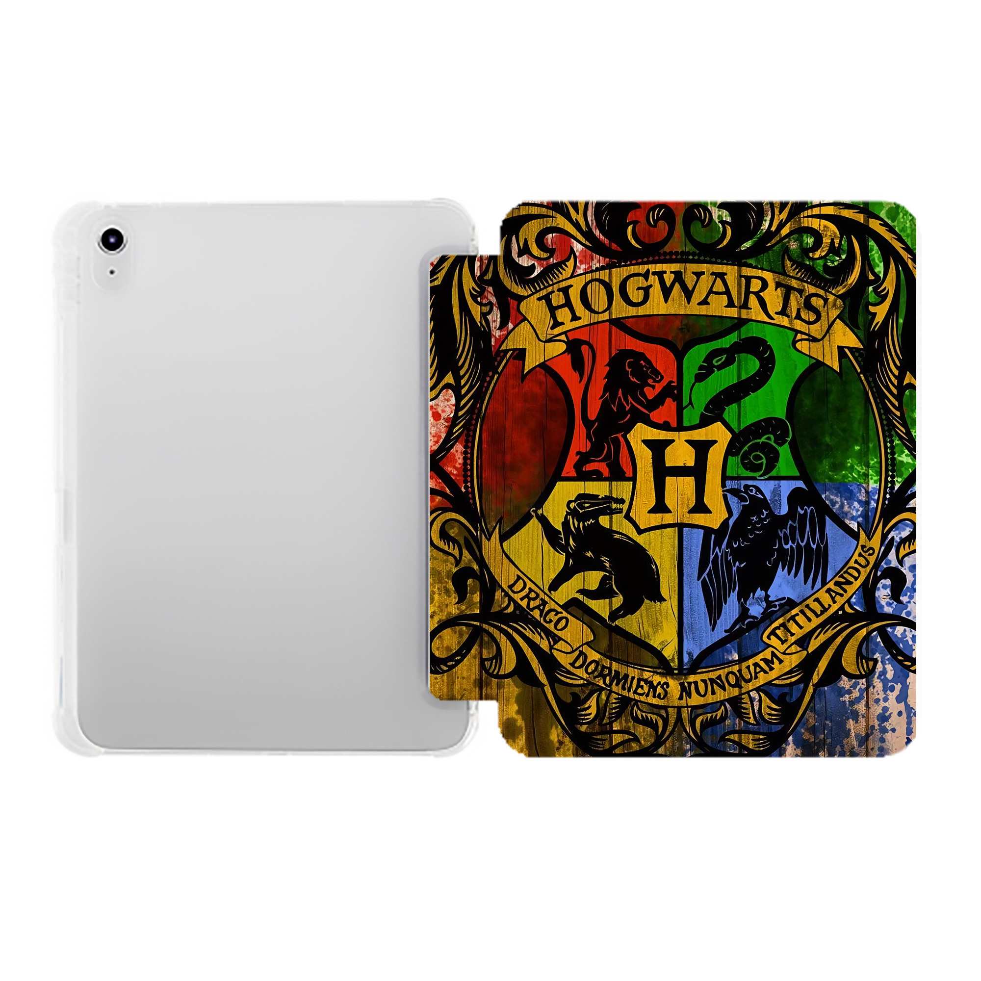 （画像用） Harry Potter ハリー・ポッターシリーズ IPad ケース ペン収納付き 三つ折りスタンド PUレザー×シリコン 対応機種9.5/10.5/10.9インチ